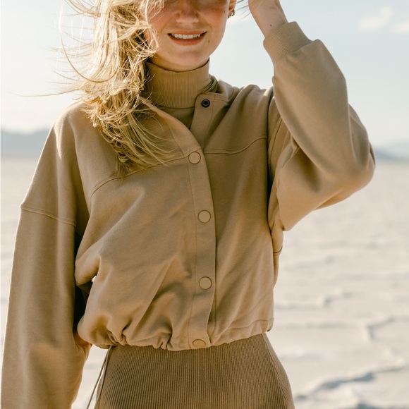 Point Sweats Bomber Jacket - Picture 2 of 5